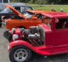 Cars featured at the Paris Township car show