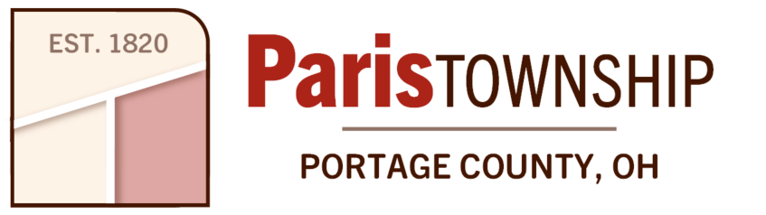 Logo for Welcome to Paris Township in Portage County, OH